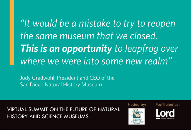 Virtual Summit Future of Science Museums quote